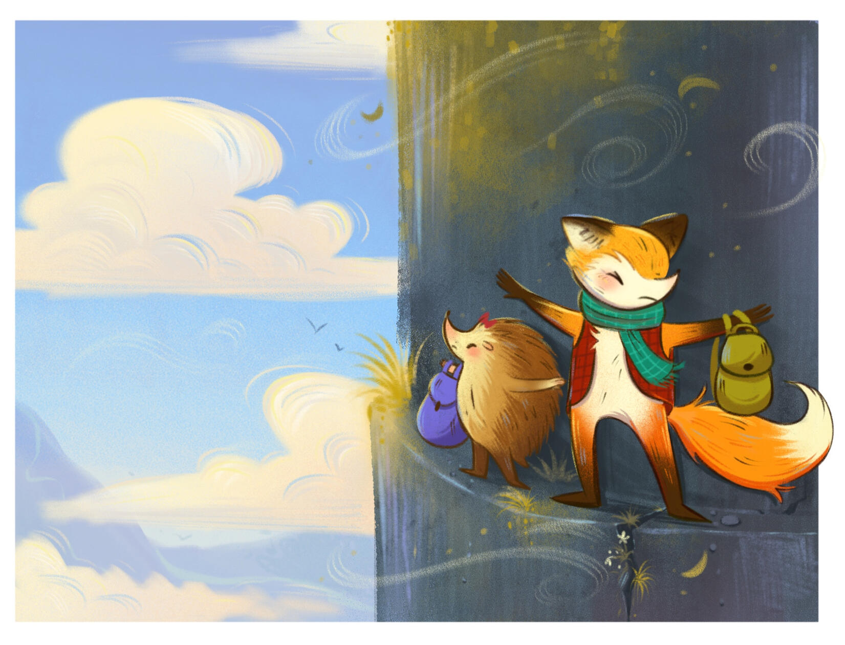 Silvia Pizzati, ilustratorka książek dziecięcych, ilustracja do „Niko i Lili w Lesie Skarbowym” Tomasza Zdziebło.